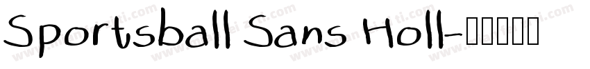 Sportsball Sans Holl字体转换